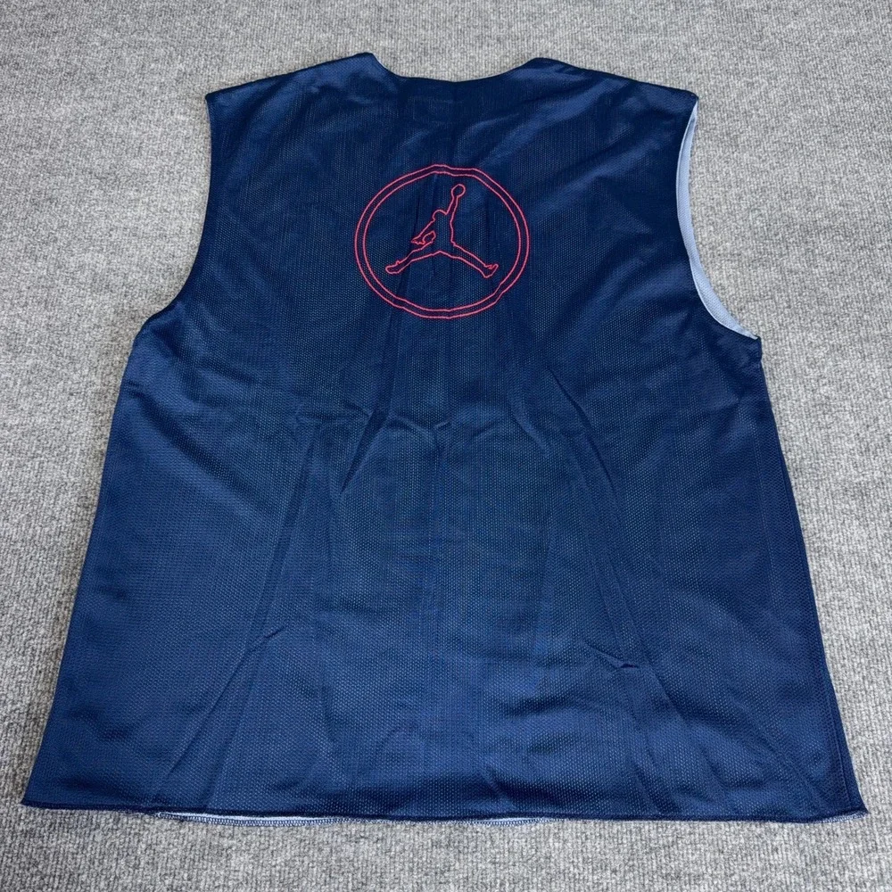 VINTAGE 90s NIKE AIR JORDAN Brand JUMPMAN REVERSIBLE JERSEY TANK TOP Mens L/XL